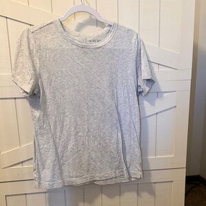 LOFT Light Gray Short Sleeve Tee